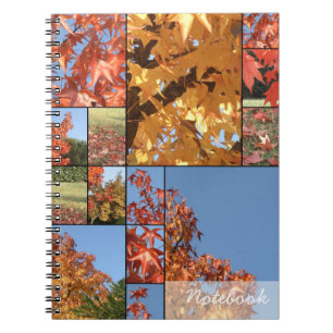 Herbstblätter Notizblock