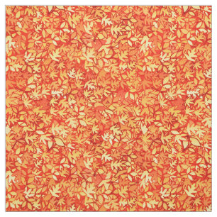 Herbstblätter, Orange und Gold Stoff