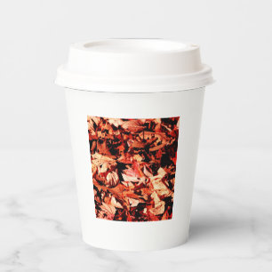 Herbstblätter Pappbecher