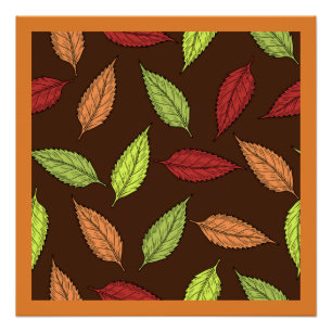 HERBSTBLÄTTER POSTER