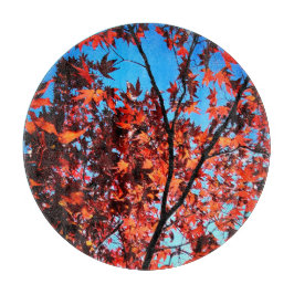 Herbstblätter Schneidebrett