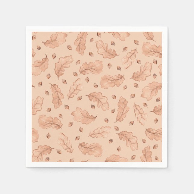 Herbstblätter Serviette (Vorderseite)