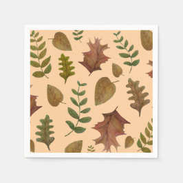 Herbstblätter Serviette
