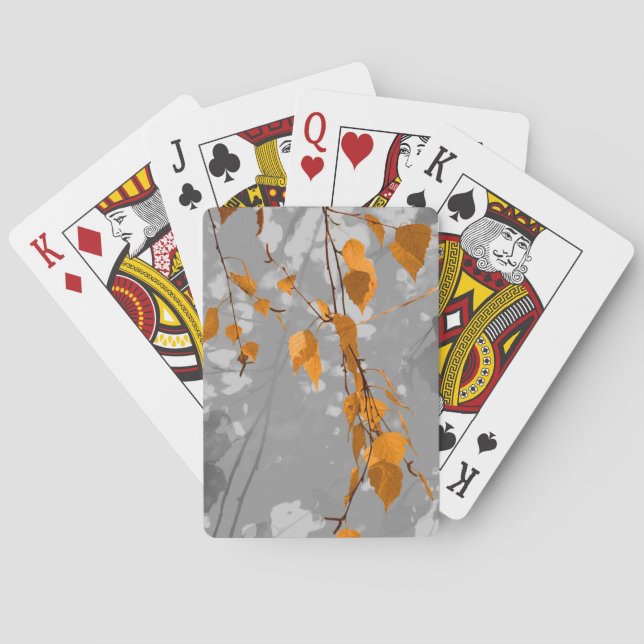 Herbstblätter Spielkarten (Rückseite)