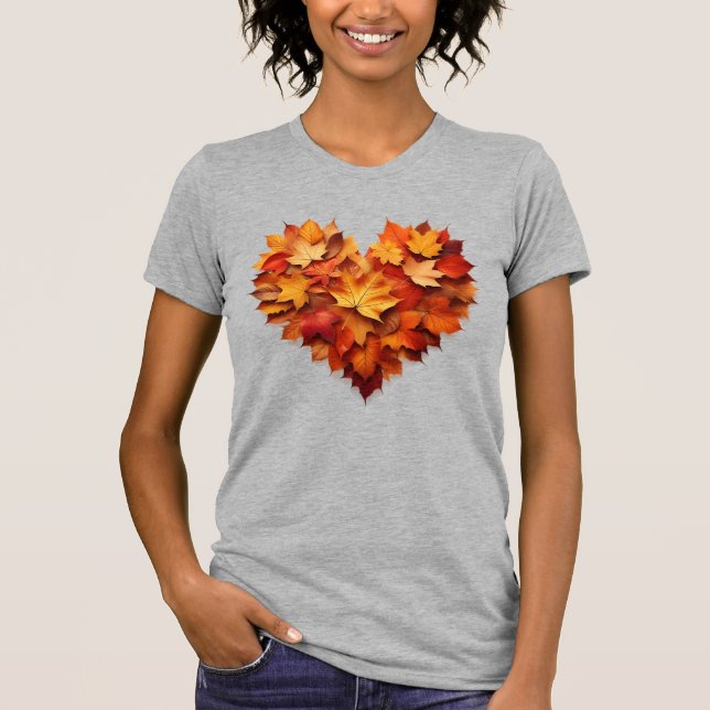 Herbstblätter T - Shirt (Vorderseite)