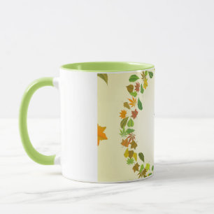 Herbstblätter Tasse