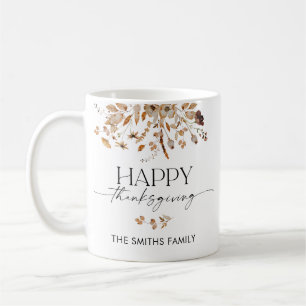Herbstblätter Thanksgiving-Dinner-Tasse Kaffeetasse