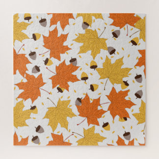 Herbstblätter, Vintages nahtloses Design.