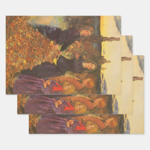 Herbstblätter von Sir John Everett Millais Geschenkpapier Set