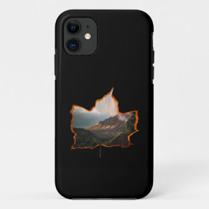 HERBSTBLÄTTER WALD BERG Case-Mate iPhone HÜLLE