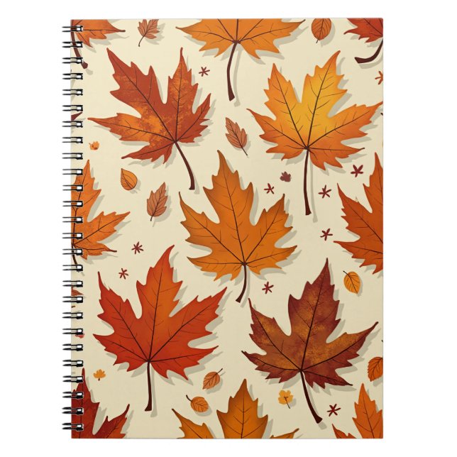 Herbstblätter zu Notebooks Notizblock (Vorderseite)