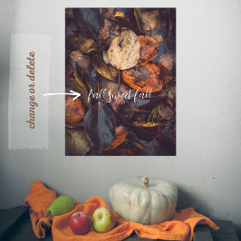 Herbstblätterung Poster