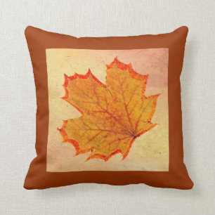 Herbstblattkissen Kissen