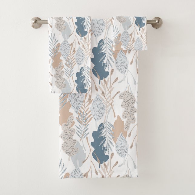 Herbstblättriges Badetuch-Set Badhandtuch Set (Insitu)