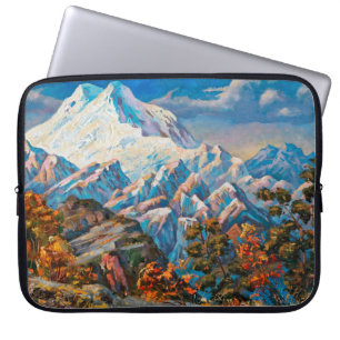Herbstblick auf den zweiköpfigen Elbrus. Mou Laptopschutzhülle