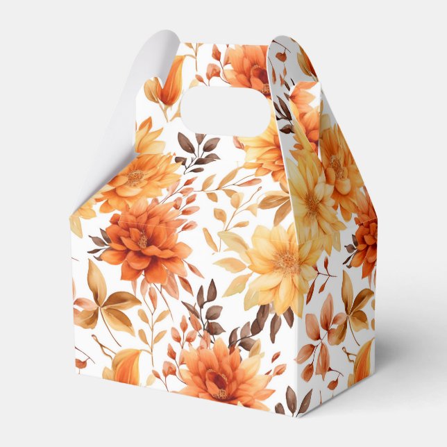 Herbstblumen Geschenkbox Geschenkschachtel (Vorderseite)