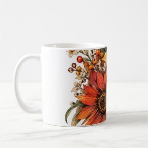 Herbstblumen Kaffeetasse