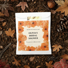 Herbstblumengewächse Brautparty für Taschen Geschenktütchen