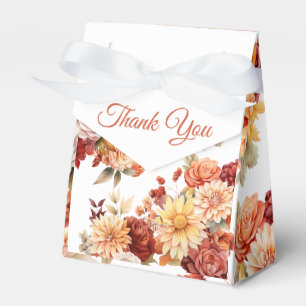 Herbstblumenhochzeit Geschenkschachtel