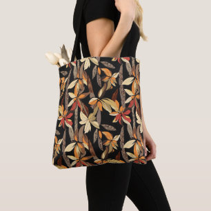 Herbstblumenmuster Tasche
