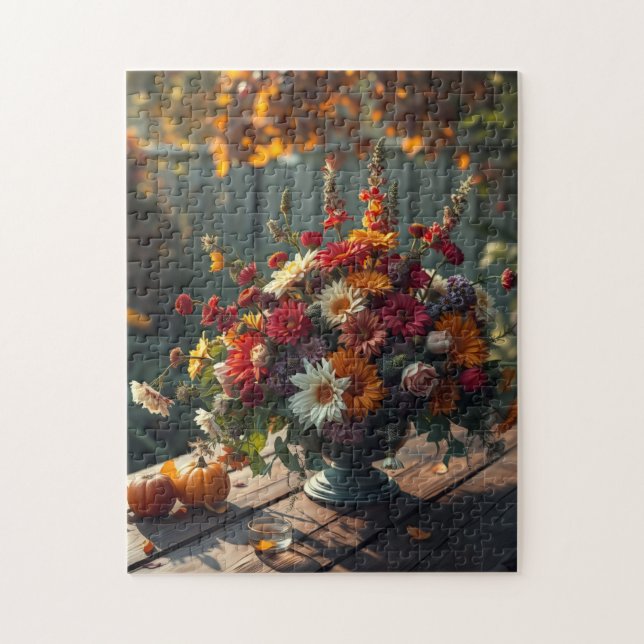 Herbstblumenstrauß (Vertikal)