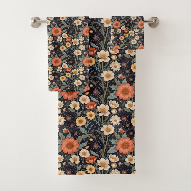 Herbstblüten Badhandtuch Set (Insitu)