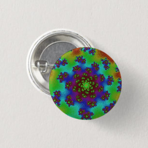 Herbstblütensprinklen Button