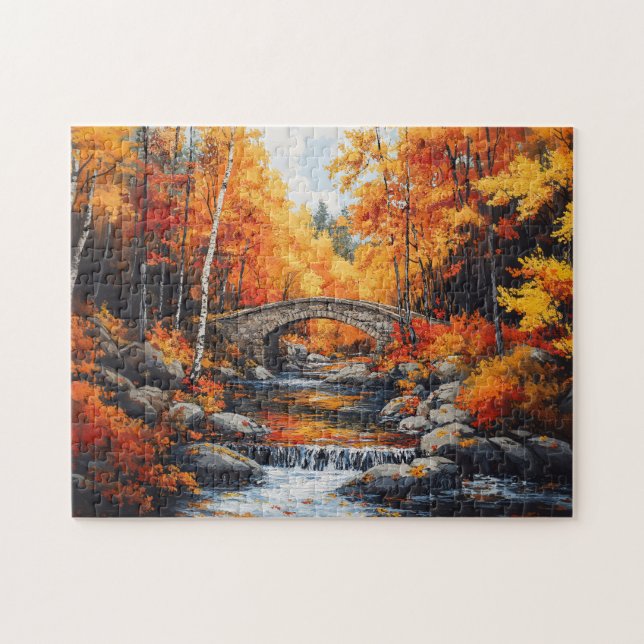 Herbstbrücke (Horizontal)