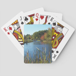 Herbstbrücke Spielkarten