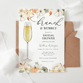 Herbstbrunch und Bubbly Bridal Dusche Einladung