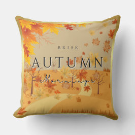 Herbstbrust Morgens Pillow Cosy Fall Zuhause Kissen