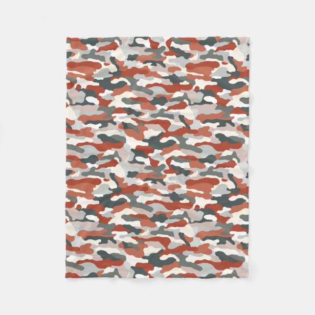 HerbstCamouflage Fleecedecke (Vorderseite)