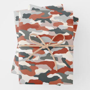HerbstCamouflage Geschenkpapier Set