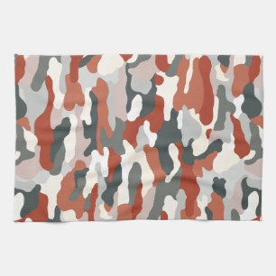 HerbstCamouflage Geschirrtuch