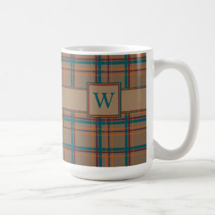 Herbstchic Karierte Tasse