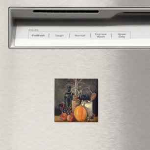 Herbstdekorationen auf dem Tabellenblatt Magnet