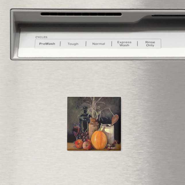 Herbstdekorationen auf dem Tabellenblatt Magnet (In Situ (Geschirrspüler))