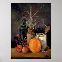 Herbstdekore auf Tabellendrucken