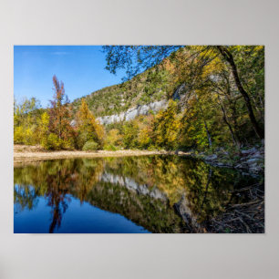 Herbstdenken am Buffalo National River Poster