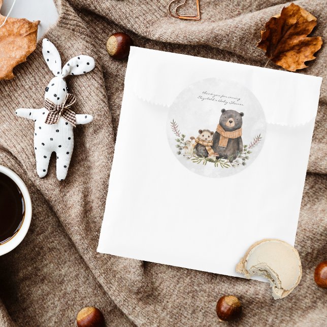 Herbstdusche für Waldbeere Runder Aufkleber (Von Creator hochgeladen)