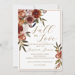 Herbstdusche in der Liebe Einladung