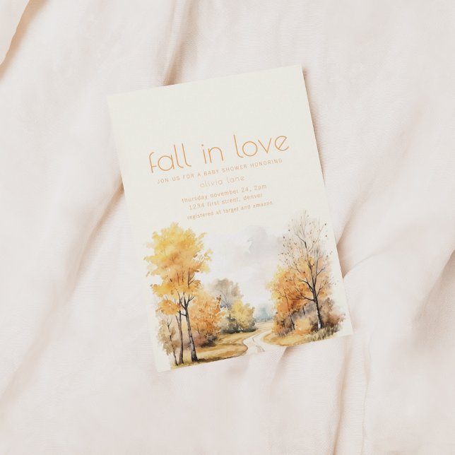Herbstdusche in der Liebe Einladung (Von Creator hochgeladen)