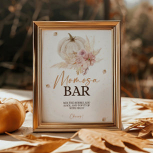 Herbstdusche Momosa Bar Poster
