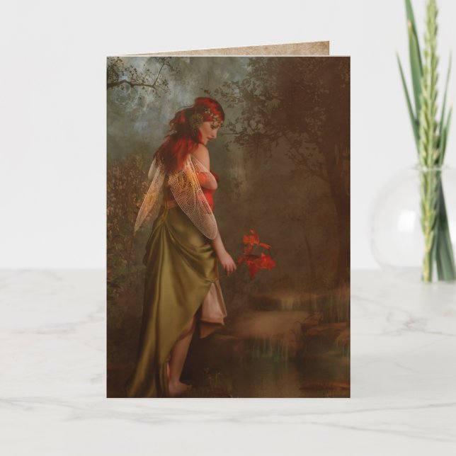 Herbste feenhaft karte (Vorderseite)