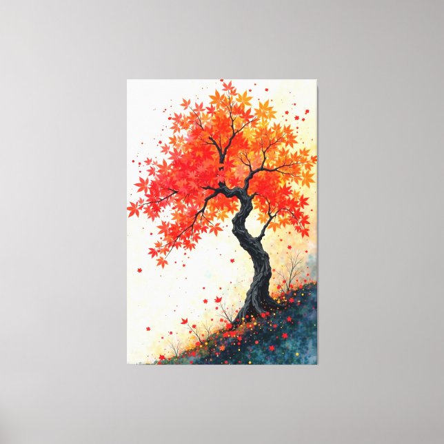 Herbsteleganz Leinwanddruck (Vorderseite)