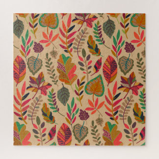 Herbstelemente: Vintages Muster