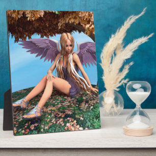 Herbstengel Wald-Fantasie-Kunst Fotoplatte
