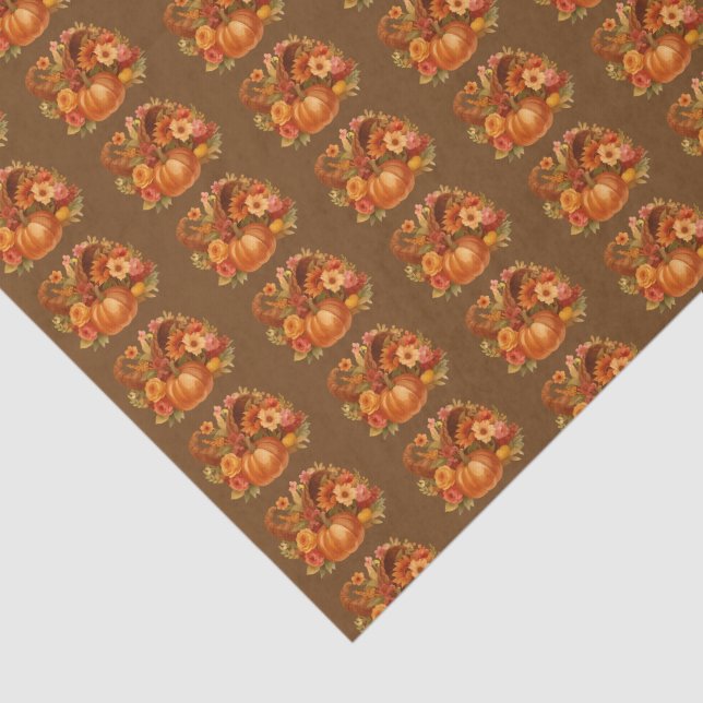 Herbsternte Cornucopia Seidenpapier (Ausschnitt)