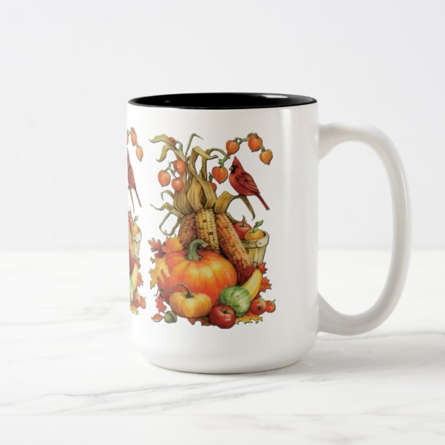 Herbsternte Erntedank Tasse (Rechts)