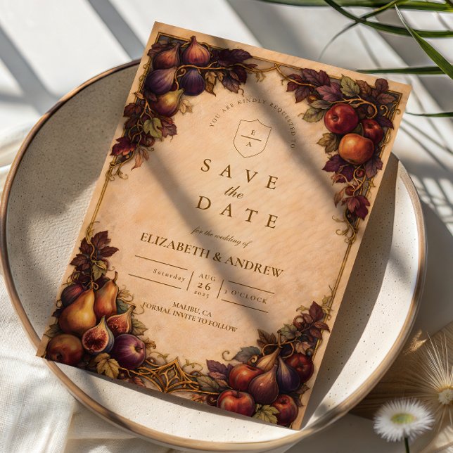 Herbsternte Frucht Hochzeit Save The Date (Von Creator hochgeladen)